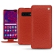 Capa em pele Samsung Galaxy S10+ - Papaye ( Pantone 180C ) 