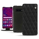 Capa em pele Samsung Galaxy S10+ - Ebène - Couture ( Sleek P C12 - Black ) 