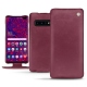Custodia in pelle Samsung Galaxy S10+ - Prune vintage ( Pantone 512C ) 