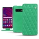 Custodia in pelle Samsung Galaxy S10+ - Menthe vintage - Couture