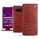 レザーケース Samsung Galaxy S10+ - Autruche ciliegia