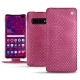 レザーケース Samsung Galaxy S10+ - Serpent ciclamino