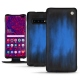 Capa em pele Samsung Galaxy S10+ - Bleu Patine