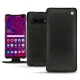 Custodia in pelle Samsung Galaxy S10+ - Negre poudro