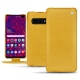 レザーケース Samsung Galaxy S10+ - Jaune soulèu