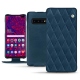 レザーケース Samsung Galaxy S10+ - Blu mediterran - Couture