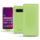 レザーケース Samsung Galaxy S10+ - Vert olive PU