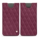 Lederschutzhülle Samsung Galaxy S10 - Prune vintage - Couture