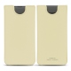 Funda de piel Samsung Galaxy S10 - Beige PU