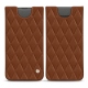 Funda de piel Samsung Galaxy S10+ - Marron - Couture ( Nappa - Pantone 1615C ) 