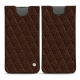 Funda de piel Samsung Galaxy S10+ - Châtaigne - Couture ( Pantone 476C ) 
