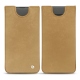 Pochette cuir Samsung Galaxy S10+ - Sable vintage ( Roughtcut - Gaucho#57254 ) 