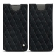 Pochette cuir Samsung Galaxy S10+ - Dark vintage - Couture