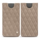 Funda de piel Samsung Galaxy S10+ - Taupe vintage - Couture