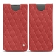 가죽 커버 Samsung Galaxy S10+ - Cerise vintage - Couture