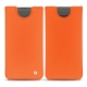 Lederschutzhülle Samsung Galaxy S10+ - Orange fluo
