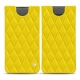 Funda de piel Samsung Galaxy S10+ - Jaune fluo - Couture