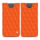 Custodia in pelle Samsung Galaxy S10+ - Orange fluo - Couture