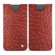 Capa em pele Samsung Galaxy S10+ - Autruche ciliegia