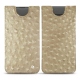 Funda de piel Samsung Galaxy S10+ - Autruche desert