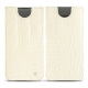 Pochette cuir Samsung Galaxy S10+ - Crocodile milk