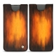 Samsung Galaxy S10+ leather pouch - Fauve Patine