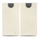 Pochette cuir Samsung Galaxy S10+ - Blanc escumo