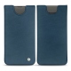 Samsung Galaxy S10+ leather pouch - Blu mediterran