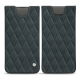 Pochette cuir Samsung Galaxy S10+ - Blu marino - Couture