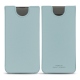 가죽 커버 Samsung Galaxy S10+ - Bleu Ciel PU