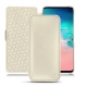 Capa em pele Samsung Galaxy S10E - Blanc (  Nappa - White ) 