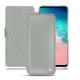 Lederschutzhülle Samsung Galaxy S10E - Gris ( Nappa - Pantone W428C ) 