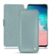 Samsung Galaxy S10E leather case - Bleu ciel ( Nappa - Pantone 277C ) 