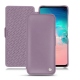 가죽 커버 Samsung Galaxy S10E - Lilas ( Nappa - Pantone 2645U ) 