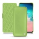 Housse cuir Samsung Galaxy S10E - Vert olive ( Nappa - Pantone 578U ) 