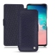 Housse cuir Samsung Galaxy S10E - Cobalt ( Pantone 2766C ) 