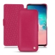 가죽 커버 Samsung Galaxy S10E - Rose fluo