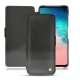 Samsung Galaxy S10E leather case - Onyx ( Black ) 