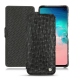 가죽 커버 Samsung Galaxy S10E - Autruche nero