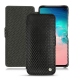 Housse cuir Samsung Galaxy S10E - Serpent nero