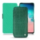 Samsung Galaxy S10E leather case - Crocodile pino