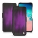 Custodia in pelle Samsung Galaxy S10E - Violet Patine