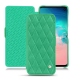 Lederschutzhülle Samsung Galaxy S10E - Menthe vintage - Couture