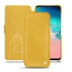 Lederschutzhülle Samsung Galaxy S10E - Jaune soulèu