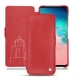 Housse cuir Samsung Galaxy S10E - Rouge troupelenc