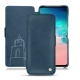 Lederschutzhülle Samsung Galaxy S10E - Blu mediterran