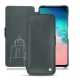 Lederschutzhülle Samsung Galaxy S10E - Blu marino
