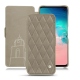Lederschutzhülle Samsung Galaxy S10E - Darboun sabla - Couture