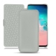 Housse cuir Samsung Galaxy S10E - Gris PU
