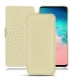 Lederschutzhülle Samsung Galaxy S10E - Beige PU
